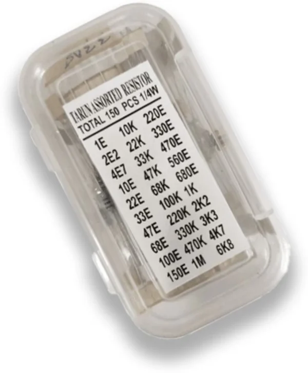 Resistor Kit – Pack of 150 Pieces with 30 Values