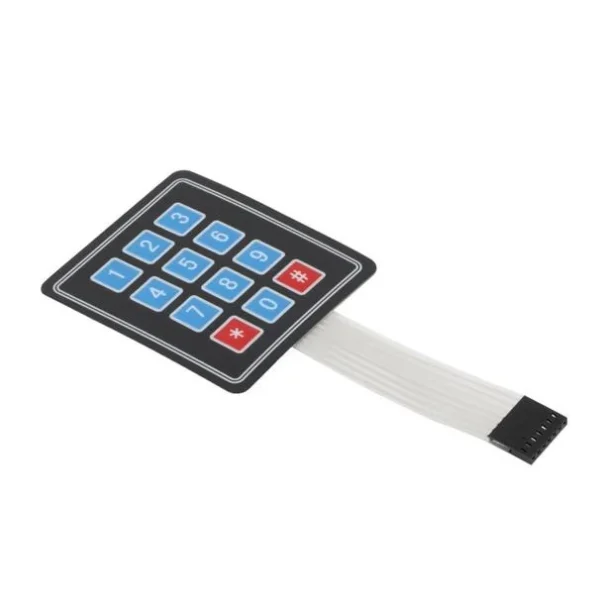 4x3 Matrix Membrane Keypad 12 Keys For Arduino