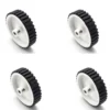 7 X 2 Cm Gear Motor Robot Wheel, Tyres for 6 mm Shaft Geared Dc Motor