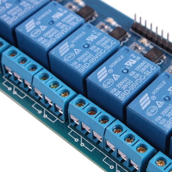8 Channel Isolated 5V 10A Relay Module opto coupler For Microcontroller