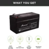 Amptek 12V 1.3Ah Battery