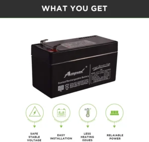 Amptek 12V 1.3Ah Battery