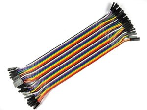 Female to Female Jumper Wires (20cm) - 40 Pieces pack (Jumper wires F2F)