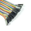 Female to Female Jumper Wires (20cm) - 40 Pieces pack (Jumper wires F2F)