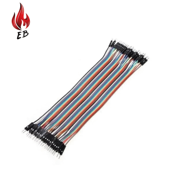 Male to Male Jumper Wires (20cm) - 40 Pieces pack (Jumper wires M2M) || Electrical Bro