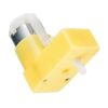 L Shaped 60 RPM BO Motor Single shaft Gear Motor