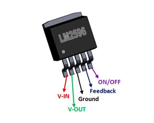 LM2596 DC-DC Buck Converter IC – Efficient Step-Down Voltage Regulation ...