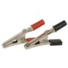 Metal Alligator Clips 52mm Red Black Pair Insulated Crocodile Clip Electrical Clamp