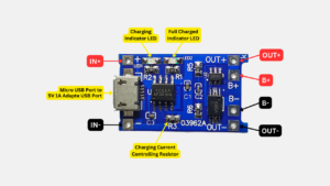 TP4056 1A Li-Ion Battery Charging Protection Module Micro USB