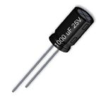1000µF 25V Electrolytic Capacitor