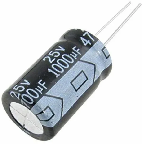 1000µF 25V Electrolytic Capacitor