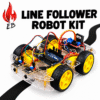 DIY Line Follower Robot Car Kit