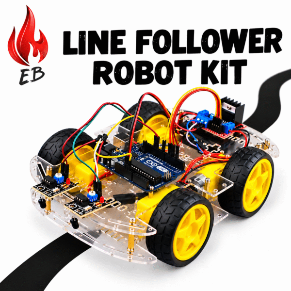 DIY Line Follower Robot Car Kit