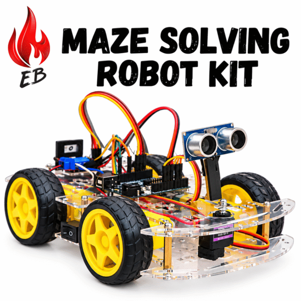 Maze-Solving Robot Kit Showcase