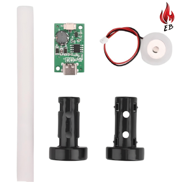 Mini Type-C Ultrasonic Atomizer Mist Maker DC_5V Humidification Module Disc with Drive Circuit Board for DIY Electronics Projects Compatible with Arduino UNO and Other Microcontroller