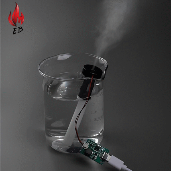 Mini Type-C Ultrasonic Atomizer Mist Maker DC_5V Humidification Module Disc with Drive Circuit Board for DIY Electronics Projects Compatible with Arduino UNO and Other Microcontroller