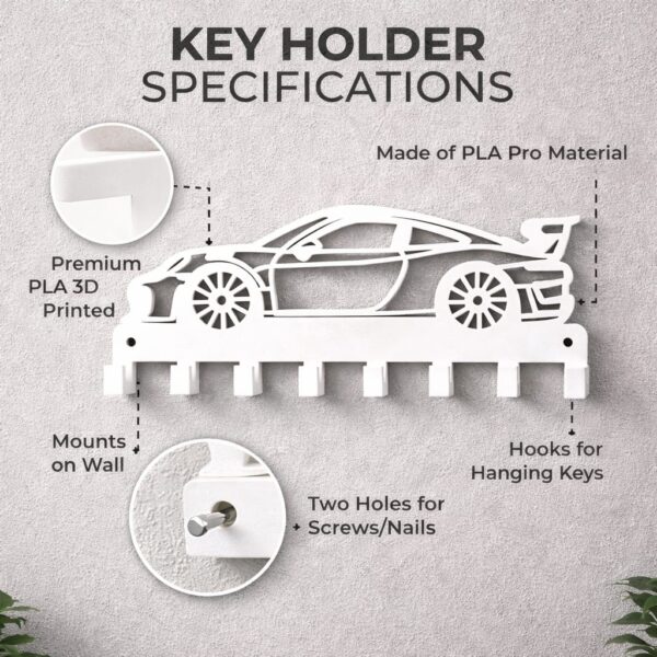 3D Printed Sport Car Key Holder