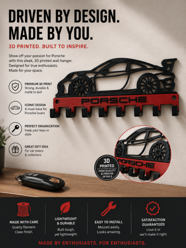 Porsche Keychain