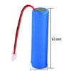 Lithium battery 3000mah with connector