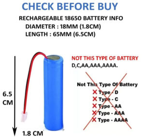 Lithium battery 3000mah with connector
