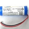 Lithium battery 3000mah with connector