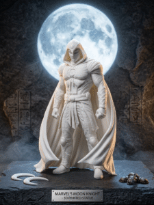 Moon Knight 3D Printed Statue