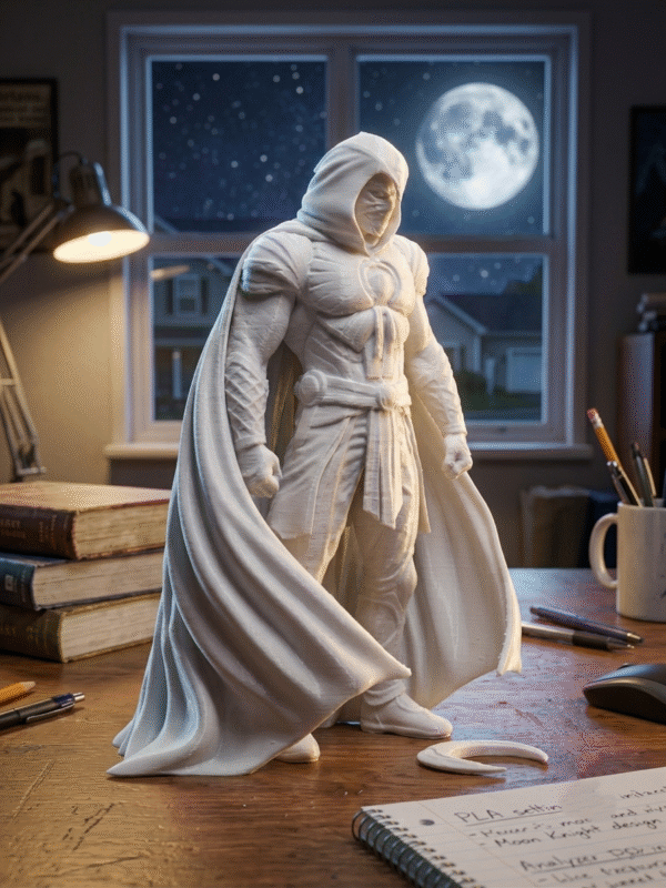 Moon Knight 3D Printed Statue