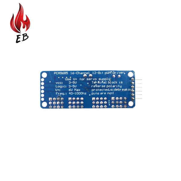 PCA9685 16-Channel 12-Bit PWM Servo Motor Driver Module